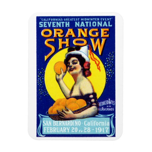 1917 San Bernardino Poster Magneet (Verticaal)
