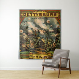 1917 The Battle of Gettysburg sheet music print Wandkleed