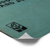 1918 JE KUNT ZIEN DAT HIJ EEN AMERIKAAN IS POSTER (Hoek)