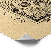 1918 Kunsttekenafdrukken voor camera-vouwcamera Poster (Hoek)