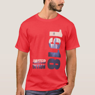 1918 Limited Edition 90 jaar oude vintage cadeau f T-shirt