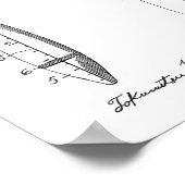 1918  Reflex Hammer Patent Art-afdrukken Poster (Hoek)