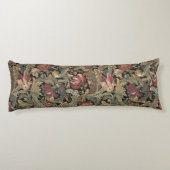 1918 Rich Floral Tapestry Brocade Damask Lichaamskussen (Achterkant)