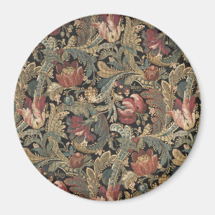 1918  Rich Floral Tapestry Brocade Damask Magneet