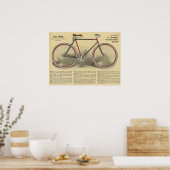 1918 Vintage Ranger Bicycle Ad Art Poster (Cuisine)