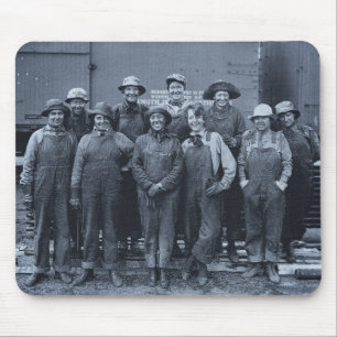 1918 Women Laborers Union Pacific Railroad Muismat