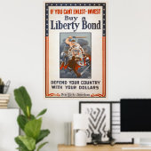 1918 World War I Liberty Bond Poster (Bureau à domicile)