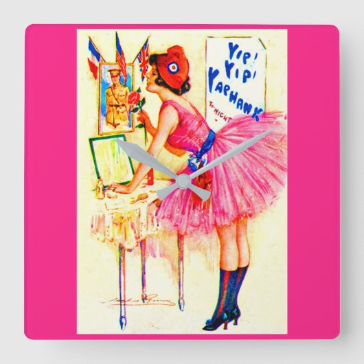 1918 Yip Yaphank playbill Vierkante Klok (Voorkant)