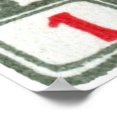 1919 1k Pools Eagle Stamp Poster (Hoek)