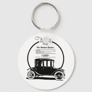 1919 Afbeelding elektrische auto van Milburn Sleutelhanger