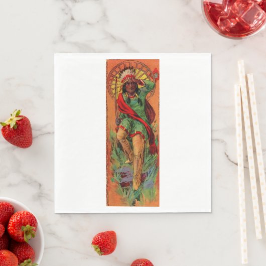 1919 Indische inheemse illustratie Servet (Insitu)