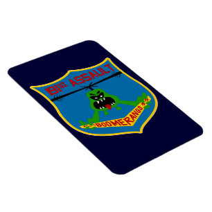 191st AHC Boomerangs alleen patch Magneet