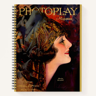 1920 Afdekking van tijdschrift Photoplay Notitieboek