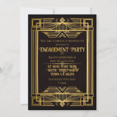 1920 art deco moordmysterie verjaardag kaart (Voorkant)