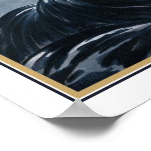 1920. Art Déco "Survoler les vagues" (Coin)