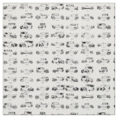  1920 auto auto kunst patroon stof (Swatch)