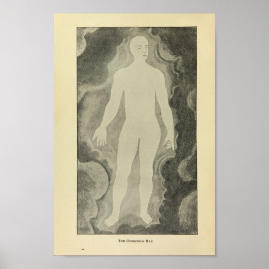  1920 Bewustmakend Man — Kunstafdrukken Poster (Voorkant)