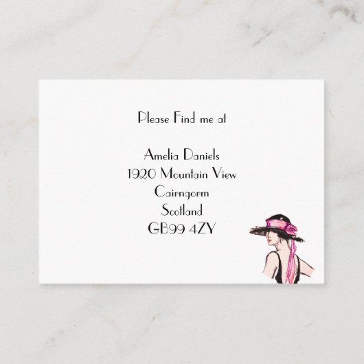 1920-bladermeisje dat op kaart rijdt (Achterkant)