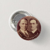 1920 Cox/Roosevelt reproductie Ronde Button 3,2 Cm (Voorkant /achterkant)