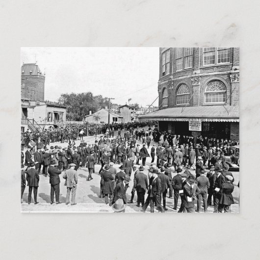 1920 Ebbets Field Briefkaart (Voorkant)