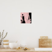  1920 Flapper Deco Poster 4 - Aanpassen! (Keuken)