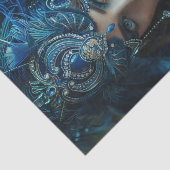 1920 Flapper Girl19 Tissuepapier (Detail)