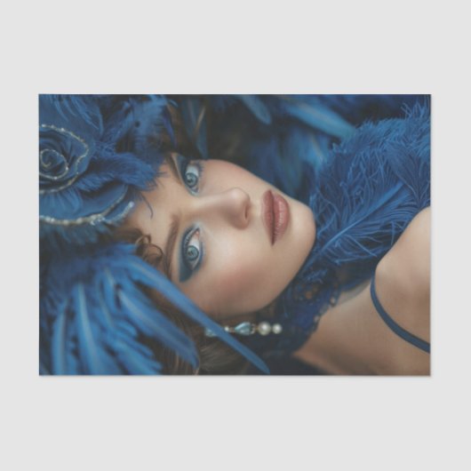 1920 Flapper Girl21 Tissuepapier (Voorkant)