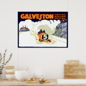 1920 Galveston Auto Race Poster (Keuken)