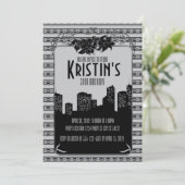 1920, Gatsby Party Invitations Kaart (Staand voorkant)