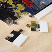 1920 Italiaanse reisposter voor de kust van Amalfi Legpuzzel (Zijkant)