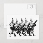 1920 Jazz Clowns, zwart Briefkaart (Voorkant / Achterkant)