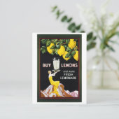 1920 limonade Poster teruggezet Briefkaart (Staand voorkant)