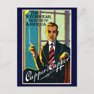 1920  Mannen Stropdassen Briefkaart