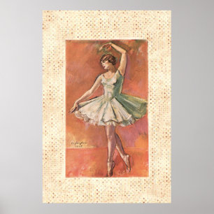 1920 ~ Portret van een Ballerina Poster