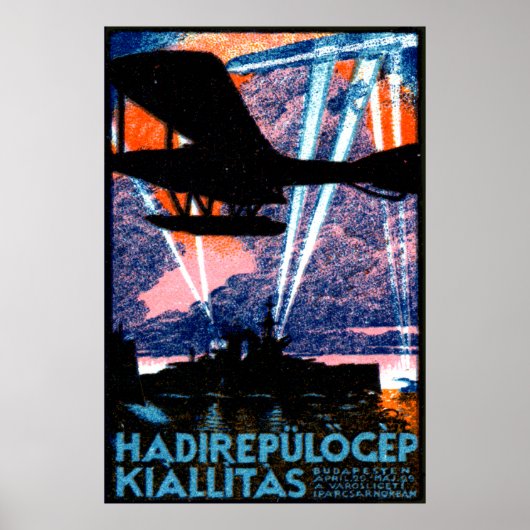 1920 Poster Boedapest Air Show (Voorkant)