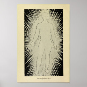  1920 subbewust Man — Kunstafdrukken Poster