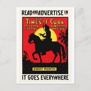 1920 The Times of Cuba Briefkaart