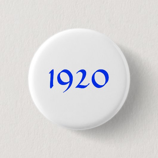1920-toets ronde button 3,2 cm (Voorkant)