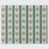 1920s Art Deco Stripe Cadeaupapier (Vlak)