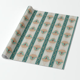 1920s Art Deco Stripe Cadeaupapier