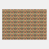 1920s Art Nouveau Geraniums - Bloemen Inpakpapier Vel (Voorkant 3)