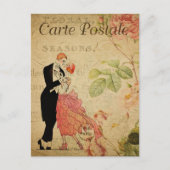 1920s  Dancing Paar Briefkaart (Voorkant)