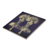 1920s De Dolly Sisters Twins Flappers Tegeltje (Zijkant)