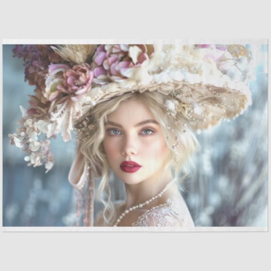  1920's Era Marcella Decoupage Tissuepapier (Voorkant)