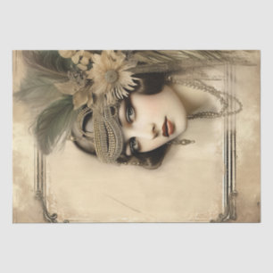 1920's Flapper Girl Art Deco Tissuepapier