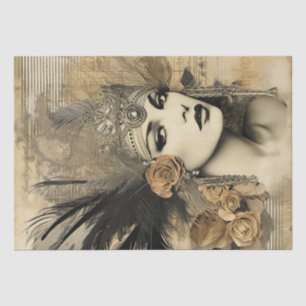 1920's Flapper Girl Art Deco Tissuepapier