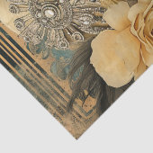 1920's Flapper Girl Art Deco Tissuepapier (Detail)