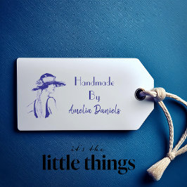 1920's Flapper Girl Handmade by Zelfinktende Stempel