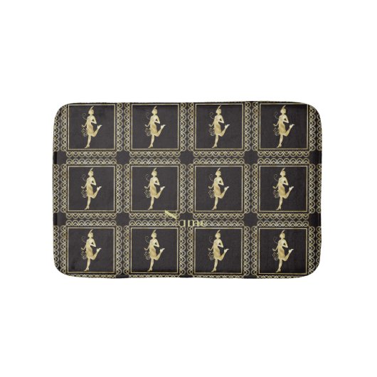 1920's Flapper Girl Thunder_Cove Badmat (Voorkant)