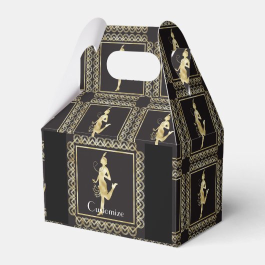 1920's Flapper Girl Thunder_Cove Bedankdoosjes (Voorkant Zijde)